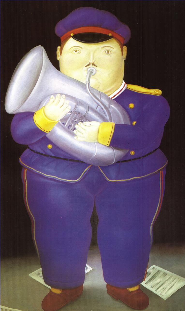 Fernando Botero, musicien Peintures à l'huile